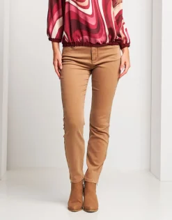 Pantalone in cotone con ricamo