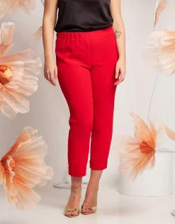 Pantalone in fluido con elastico