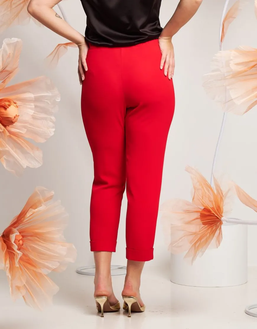 Pantalone in fluido con elastico