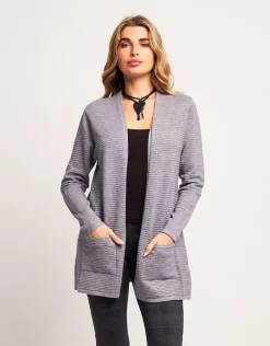 Pantalone in motivo con tasche e bottone