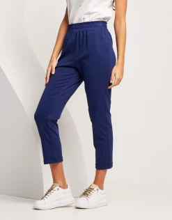 Pantalone in punto Milano con elastico