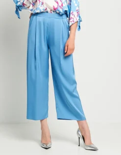 Pantalone in raso con elastico