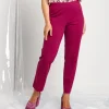 Pantalone in scuba magenta