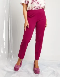 Pantalone in scuba magenta