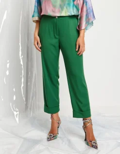 Pantalone in tessuto fluido