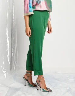 Pantalone in tessuto fluido