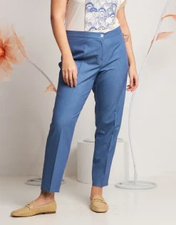 Pantalone in tessuto mélange