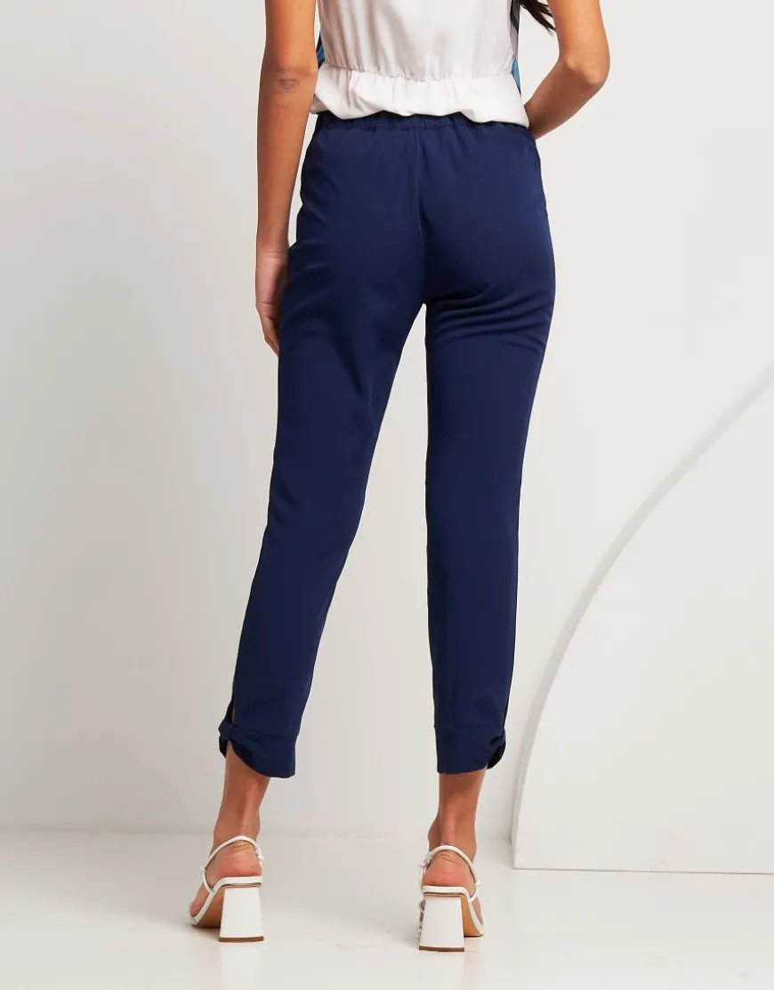 Pantalone in viscosa con passante