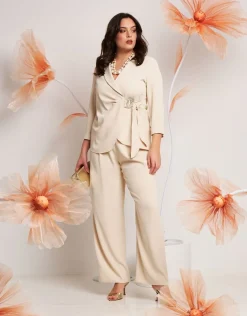 Pantalone largo con elastico