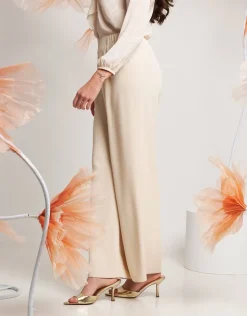 Pantalone largo con elastico