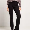 Pantalone largo con impuntura