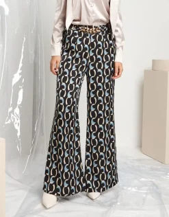 Pantalone palazzo con catena