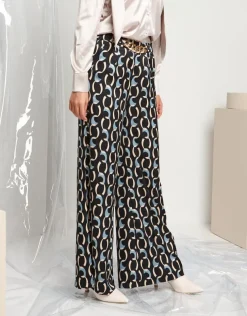 Pantalone palazzo con catena