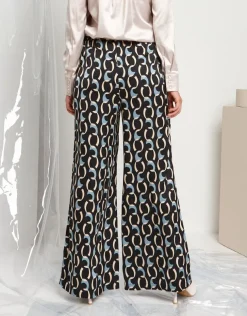 Pantalone palazzo con catena