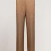 Pantalone palazzo in gessato