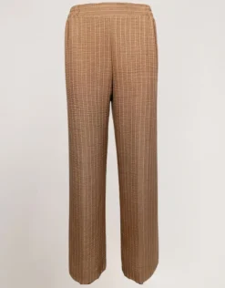 Pantalone palazzo in gessato