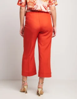Pantalone paprika misto lino
