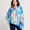 Poncho fantasia con paillettes
