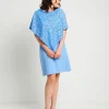 Poncho in pizzo cielo