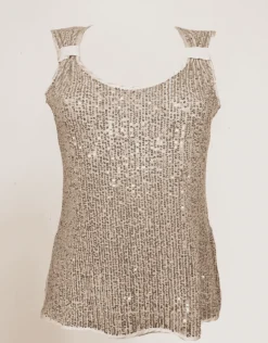 Top con paillettes