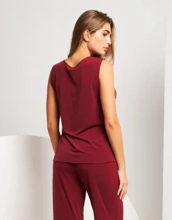 Top con paillettes fantasia
