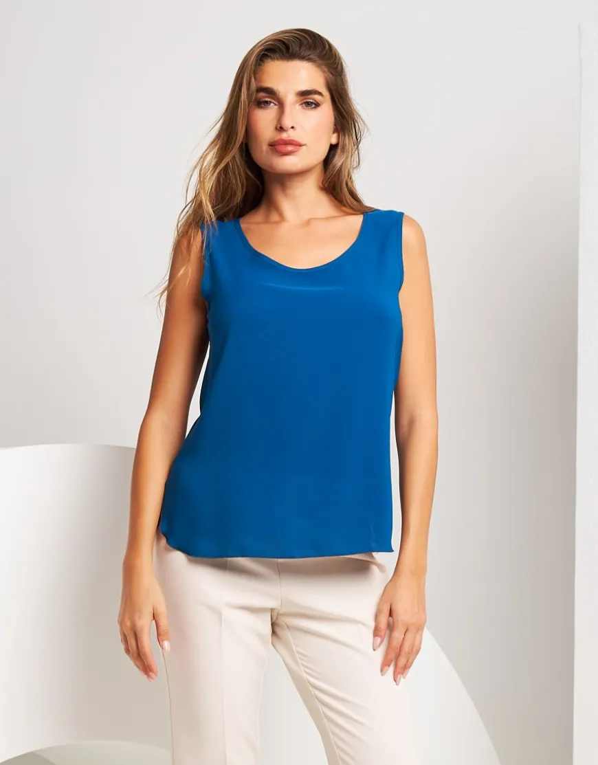 Top con scollo V