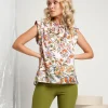 Top fantasia floreale