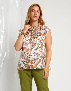Top fantasia floreale