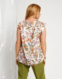 Top fantasia floreale