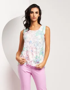 Top in pizzo macramè