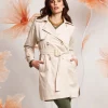 Trench con cintura in vita