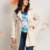 Trench con cintura in vita