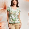 T-shirt basica in tulle