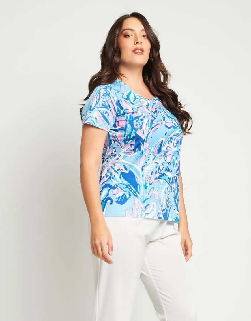 T-shirt fantasia con patch