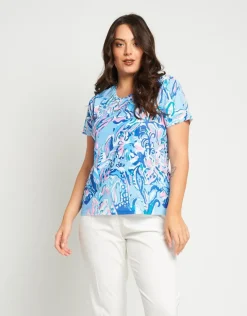 T-shirt fantasia con patch