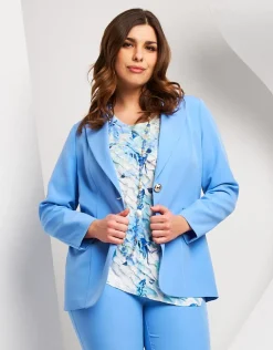 T-shirt floreale con volants
