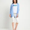 T-shirt in cotone con strass