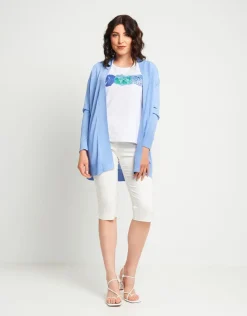 T-shirt in cotone con strass