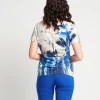 T-shirt raglan fantasia con stampa