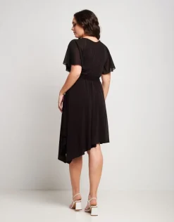 Vestito a righe in jersey