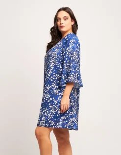 Vestito ad A con volant e accessorio