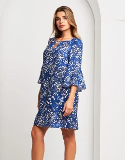 Vestito ad A con volant e accessorio