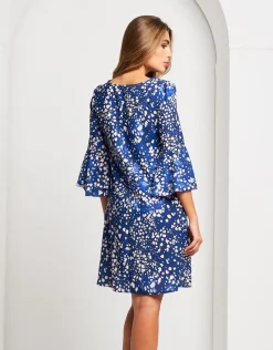 Vestito ad A con volant e accessorio