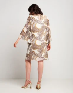 Vestito fantasia animalier grigio