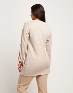 Vestito in maglia con inserti