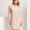 Vestito in maglia con lavorazione