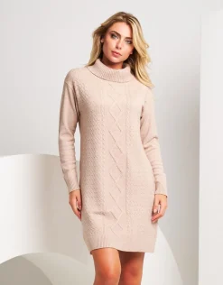 Vestito in maglia con lavorazione