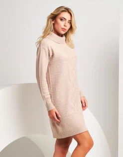 Vestito in maglia con lavorazione
