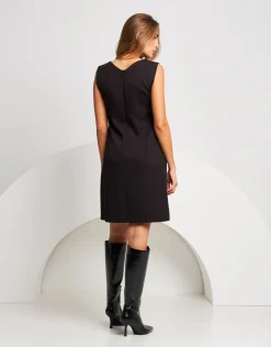 Vestito svasato con oblò e accessorio